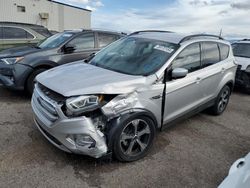 Salvage cars for sale at Tucson, AZ auction: 2017 Ford Escape SE
