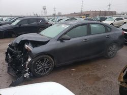 Salvage cars for sale at Chicago Heights, IL auction: 2022 KIA Forte GT Line