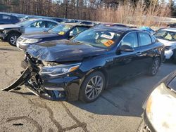 Salvage cars for sale at Exeter, RI auction: 2020 KIA Optima EX