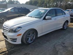 Salvage cars for sale at Seaford, DE auction: 2012 Mercedes-Benz C 300 4matic