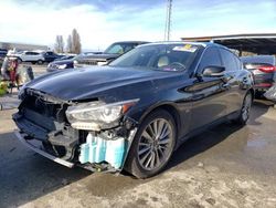 Salvage cars for sale at Vallejo, CA auction: 2020 Infiniti Q50 Pure