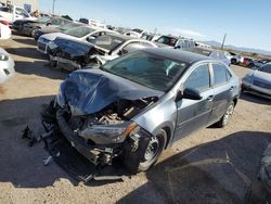 Salvage cars for sale from Copart Tucson, AZ: 2017 Toyota Corolla L
