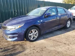 Salvage cars for sale from Copart Finksburg, MD: 2016 KIA Optima LX