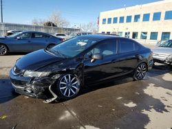Salvage cars for sale from Copart Littleton, CO: 2014 Honda Civic EXL