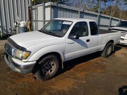 Salvage trucks for sale at Austell, GA auction: 2002 Toyota Tacoma Xtracab