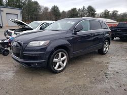 Salvage cars for sale at Mendon, MA auction: 2013 Audi Q7 Prestige