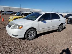 Salvage cars for sale from Copart Phoenix, AZ: 2004 Toyota Corolla CE