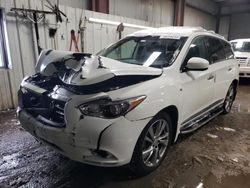 Salvage cars for sale at Elgin, IL auction: 2015 Infiniti QX60