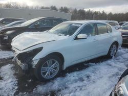 Salvage cars for sale from Copart Exeter, RI: 2013 Infiniti G37