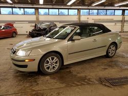 Salvage cars for sale at Wheeling, IL auction: 2007 Saab 9-3 2.0T