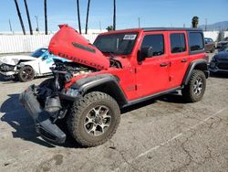 Salvage cars for sale from Copart Van Nuys, CA: 2021 Jeep Wrangler Unlimited Rubicon