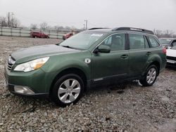 Salvage cars for sale from Copart Louisville, KY: 2012 Subaru Outback 2.5I