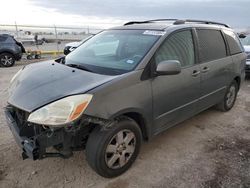 Salvage cars for sale at Houston, TX auction: 2004 Toyota Sienna XLE