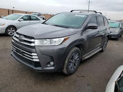 Salvage cars for sale at Albuquerque, NM auction: 2017 Toyota Highlander SE