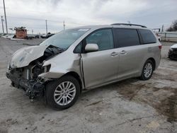 Salvage cars for sale from Copart Oklahoma City, OK: 2015 Toyota Sienna XLE
