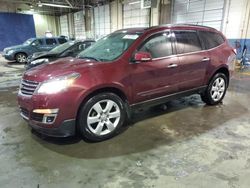 Salvage cars for sale from Copart Woodhaven, MI: 2016 Chevrolet Traverse LT