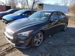 Salvage cars for sale from Copart Baltimore, MD: 2021 Infiniti Q50 Sensory