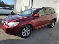 Toyota Highlander salvage cars for sale: 2008 Toyota Highlander