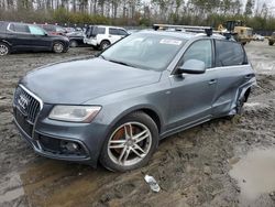 Salvage cars for sale at Waldorf, MD auction: 2014 Audi Q5 Premium Plus