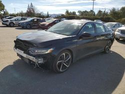 Salvage cars for sale from Copart San Martin, CA: 2019 Honda Accord Sport