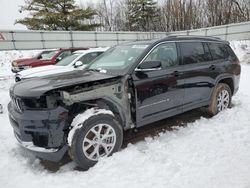 Salvage cars for sale from Copart Davison, MI: 2022 Jeep Grand Cherokee L Limited