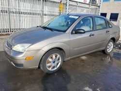 Ford Focus ZX4 salvage cars for sale: 2005 Ford Focus ZX4