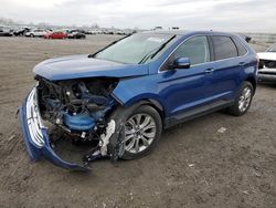 Carros salvage a la venta en subasta: 2021 Ford Edge Titanium