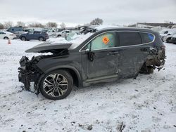 Salvage cars for sale at Billings, MT auction: 2020 Hyundai Santa FE Limited