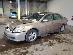 Honda Accord EX salvage cars for sale: 2006 Honda Accord EX