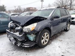 Salvage cars for sale at New Britain, CT auction: 2013 Subaru Outback 2.5I Premium