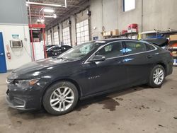 Chevrolet Malibu salvage cars for sale: 2018 Chevrolet Malibu LT