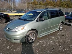 Salvage cars for sale at Waldorf, MD auction: 2007 Toyota Sienna CE