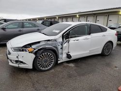 Salvage cars for sale at Louisville, KY auction: 2017 Ford Fusion Titanium HEV