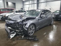 Salvage cars for sale at Ham Lake, MN auction: 2022 Infiniti Q50 Sensory