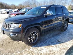 Salvage cars for sale at North Billerica, MA auction: 2017 Jeep Grand Cherokee Limited