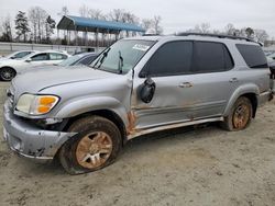 Toyota Sequoia salvage cars for sale: 2004 Toyota Sequoia Limited