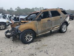 Salvage cars for sale at Houston, TX auction: 2013 Ford Explorer XLT