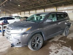 Salvage cars for sale at Phoenix, AZ auction: 2017 Toyota Highlander LE