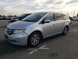 Salvage cars for sale at Rancho Cucamonga, CA auction: 2015 Honda Odyssey EX