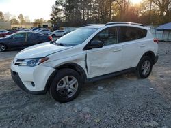 Salvage cars for sale from Copart Knightdale, NC: 2015 Toyota Rav4 LE
