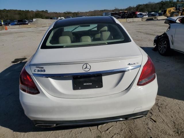 2016 Mercedes-Benz C 300 4matic