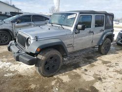 Salvage cars for sale at Pekin, IL auction: 2015 Jeep Wrangler Unlimited Sport