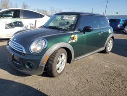 Salvage cars for sale at Portland, OR auction: 2012 Mini Cooper