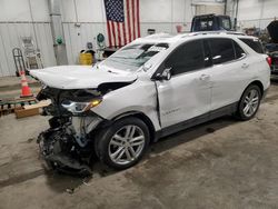 Salvage cars for sale at Mcfarland, WI auction: 2018 Chevrolet Equinox Premier