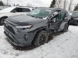 Salvage cars for sale from Copart Ontario Auction, ON: 2022 Toyota Rav4 SE