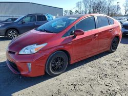 Salvage cars for sale at Gastonia, NC auction: 2012 Toyota Prius