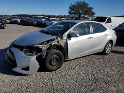 Toyota Corolla l salvage cars for sale: 2017 Toyota Corolla L