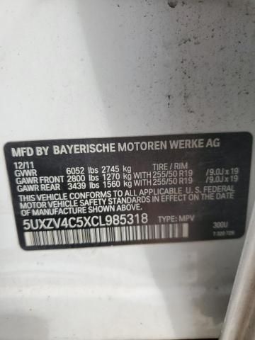 2012 BMW X5 XDRIVE35I