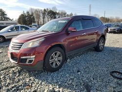 Chevrolet salvage cars for sale: 2017 Chevrolet Traverse LT