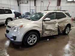 Salvage cars for sale at Franklin, WI auction: 2015 Chevrolet Equinox LT